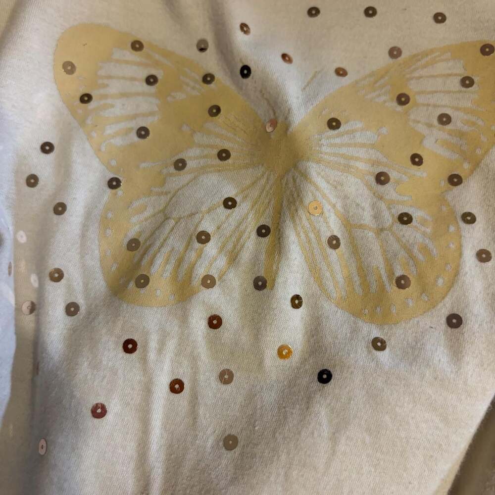 Arizona Jean Co. Butterfly Sequin Graphic T-Shirt - Picture 2 of 4